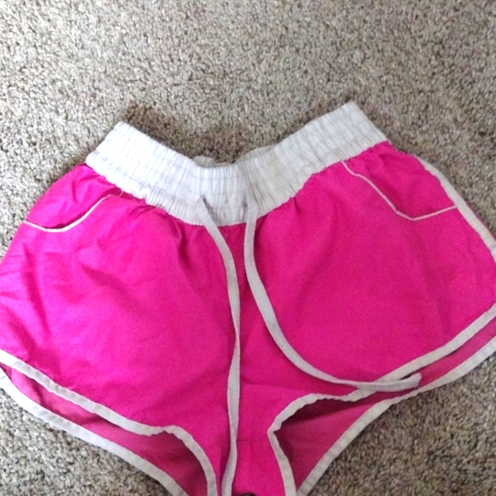 Pink lounge shorts (Worn)